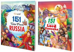 151 Tales from Russia and 151 Episodes of Lord Ganesha I Combo of 2 Books I Perfect Gift For 8+ Years By Gowoo
