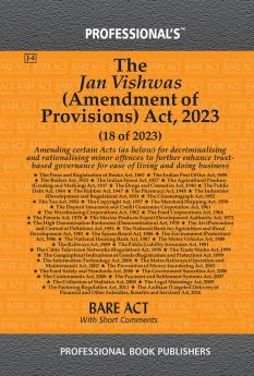 The Jan Vishwas (Amendment of Provisions) Act 2023