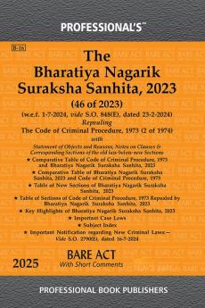 The Bharatiya Nagarik Suraksha Sanhita 2023 (46 of 2023) Repealing The Code of Criminal Procedure 1973 (2 of 1974)