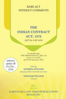 The Indian Contract Act,1872- Bare Acts Without Comments