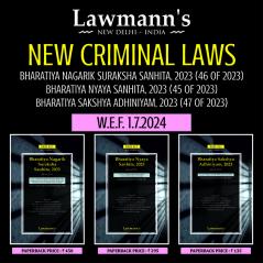 LAWMANN’s New Criminal Laws Combo | Set of 3 Books | (BNSS) Bharatiya Nagarik Suraksha Sanhita | (BNS) Bharatiya Nyaya Sanhita | (BSA) Bharatiya Sakshya Adhiniyam | w.e.f. 1.7.2024