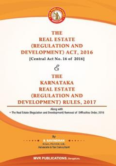 MJS's  The Real Estate (Regulation And Development) Act 2016 [Central Act No. 16 Of 2016] & The Karnataka Real Estate (Regulation And Development) (2024 Edition)