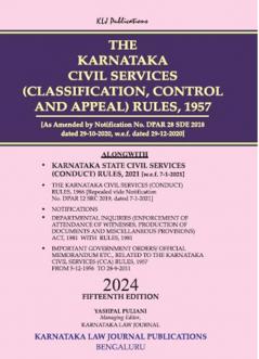 KLJ's THE KARNATAKA CIVIL SERVICES (CLASSIFICATION CONTROL AND APPEAL) RULES 1957 (2024 Edition)