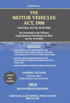 KLJ's The Motor Vehicles Act 1988 (2024 Edition)