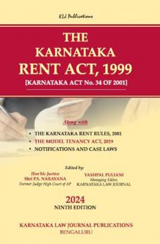 KLJ's THE KARNATAKA RENT ACT 1999 (2024 Edition)