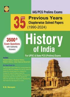 35+ Years IAS/PCS Indian Historty Chapterwise Solved Papers