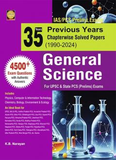 35+ Years IAS/PCS General Science Chapterwise Solved Papers