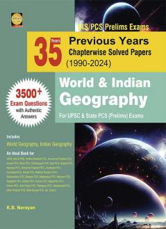 35+ Years IAS/PCS World & Indian Geography Chapterwise Solved Papers