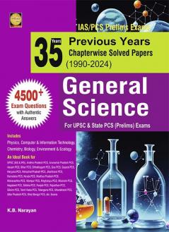 35+ Years IAS/PCS General Science Chapterwise Solved Papers