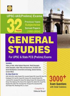 32+ Years IAS General Studies  Solved Papers