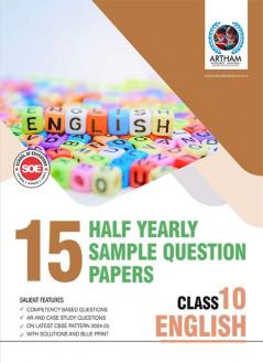 Class 10 English Set of 15 Half Yearly Sample Papers for with Solutions