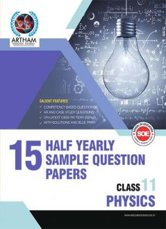 Class 11 Physics with Solutions Set of 15 Half Yearly Sample Papers for