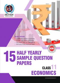 Class 11 Economics with Solutions Set of 15 Half Yearly Sample Papers