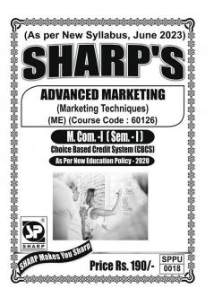 Marketing TechniquesFirst Year M.ComSem-I-English