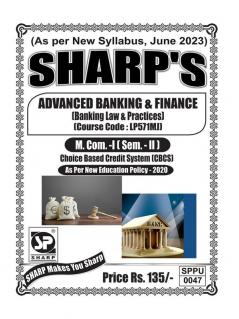 Banking Law and PracticesFirst Year M.ComSem-II-English