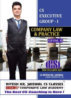 COMPANY LAW& PRACTICE  CLP ( VOL.-II)