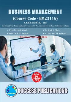 Busienss Management(S.Y.B.ComS.P. CollegeSem.-III)