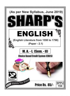 Notes On-English MA Sem IIPaper 2.1:English Literature From 1550-1798