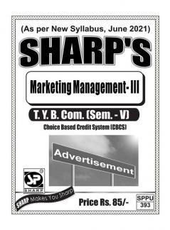 Notes On-T.Y. B. Com. (Sem. - V)Marketing Management-III
