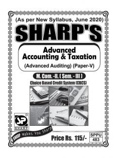 Notes On-Advanced Accounting and Taxation (Paper V)(Advanced Auditing)M. Com. - II (Sem. - III)