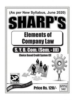Notes On-Elements of Company Law - I(S.Y.B.Com.) (Sem. - III)