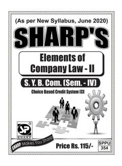 Notes On-Elements of Company Law - II(S.Y.B.Com.) (Sem. - IV)