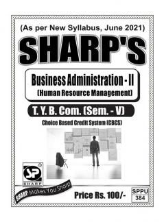 Notes On-Business Administration - II(Human Resource Management)(T.Y.B.Com.) (Sem. - V)