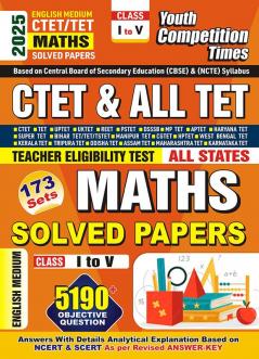 2024-25 CTET/TET Class 1 to V Mathematics Solved Papers 864 1495 E.