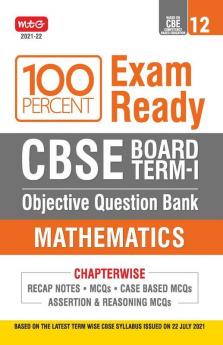 100 Percent Exam Ready CBSE Board Term 1 Objective Question Bank Maths Class 12