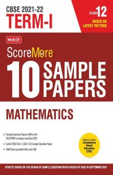 Class 12-Score More 10 Sample Papers Term 1 Mathematics