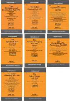 Contractual and Business Laws combo of 8 important commercial laws: