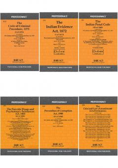 Criminal Major Acts Combo CrPC IPC Evidence Criminal Law Amendment Acts NDPS Act