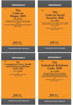 Labour Laws combo of Code on Wages Social Security Industrial Relations and Occupational Health & Safety