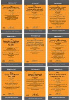 Women Children Senior Citizens and Disabilities Laws Combo