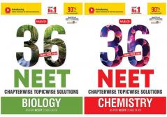 MTG 36 Years NEET Previous Year Solved Question Papers with NEET PYQ Chapterwise Topicwise Solutions - Chemistry & Biology For NEET Exam 2024 | Get Free access of Smart Book (Set of 2 Books)