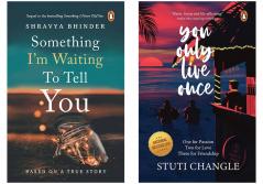 Something I'm Waiting to Tell You & YOU ONLY LIVE ONCE  (SET OF 2 BOOKS)