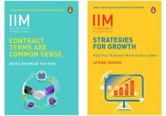 IIMA-Strategies for Growth : Help Your Business Move Up The Ladder & Contract Terms Are Common Sense- IIMA Series (SET OF 2 BOOKS)