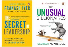 The Secret of Leadership : Stories to Awaken Inspire and Unleash the Leader Within & The Unusual Billionaires (SET OF 2 BOOKS)