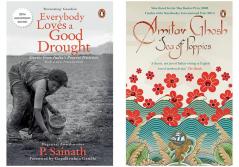 Everybody Loves a Good Drought: Stories from India’s Poorest Districts & Sea of Poppies by  Amitav Ghosh (SET OF 2 BOOKS)