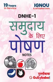 DNHE-1 Nutrition for the Community Notes