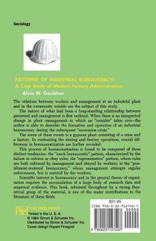 Patterns of Industrial Bureaucracy
