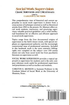 Social Work Supervision