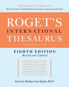 ROGET'S INTERNATIONAL THESAURUS, 8TH EDITION [THUMB INDEXED]