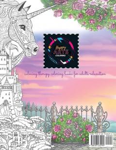 Fairy tale fantasy coloring books for adults: zen coloring books for adults relaxation: calming therapy coloring books for adults relaxation