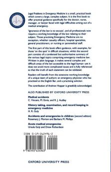 Legal Problems in Emergency Medicine