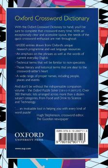 Oxford Crossword Dictionary (UK)