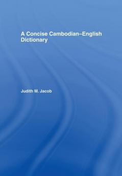 Concise Cambodian-English Dictionary