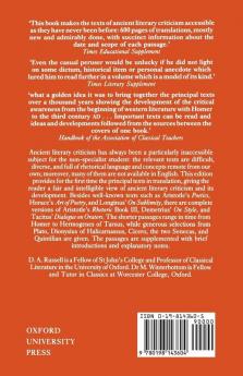 Ancient Literary Criticism