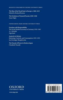 Treasury and British Public Policy 1906-1959