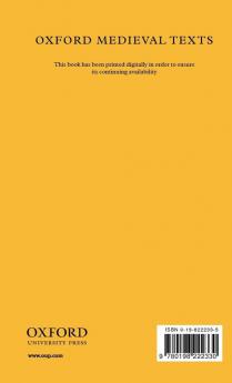 The Letters and Poems (Oxford Medieval Texts)